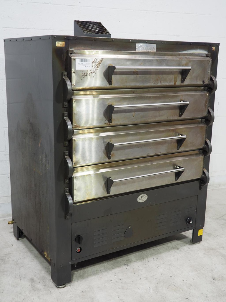 Peerless 2348P 8 pan Commercial Pizza Oven with Pizza Stones